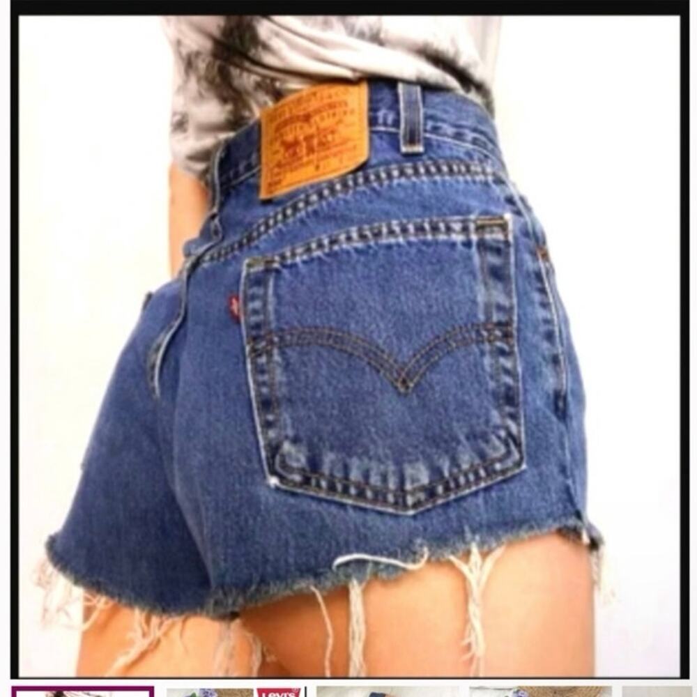 Levi's Blue Women's Denim Shorts